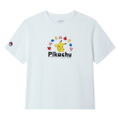 Giordano Women's Pokemon Collection Short-Sleeve Sorona Print T-shirt Pikachu B (Snow White | Size L) thumbnail 1
