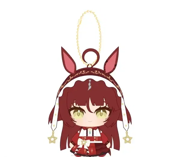 Uma Musume Pretty Derby Chibi Plush Osuwari Mascot Vol. 2 Red Desire image 1