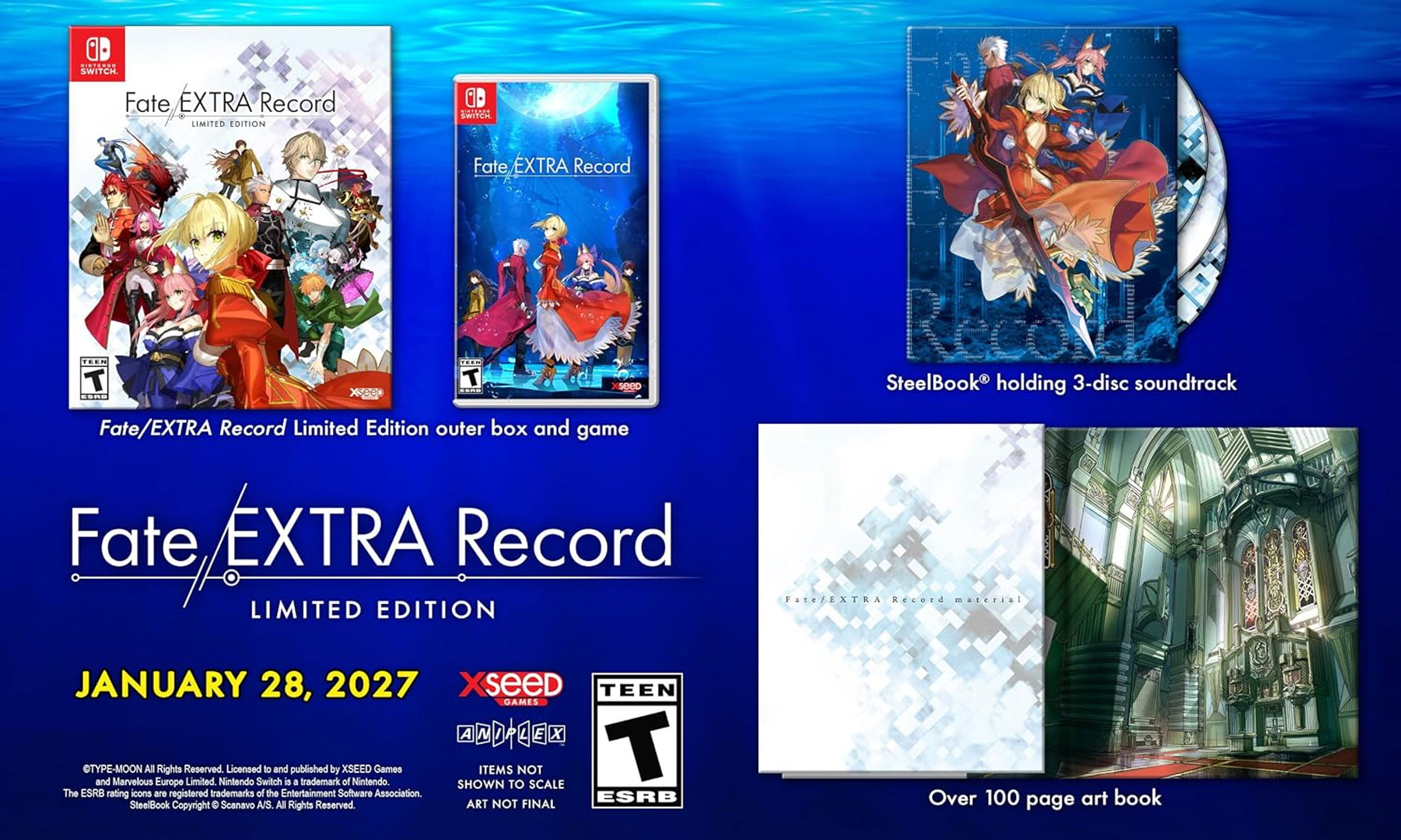 Nintendo Switch Fate extra regalia box Fate/Extra Record [Limited Edition] for Nintendo Switch, Nintendo
