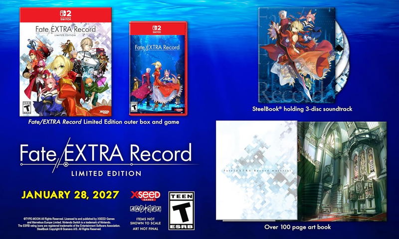 Fate/Extra Record [Limited Edition] <span class="ext" style="background-color: #00e206; color: #FFFFFF;">Game Cart</span> image 1