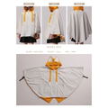 Sonic The Hedgehog x Favorite Collaboration Tails Kind-Hearted Little Fox Cape Poncho Hoodie Jacket thumbnail 1