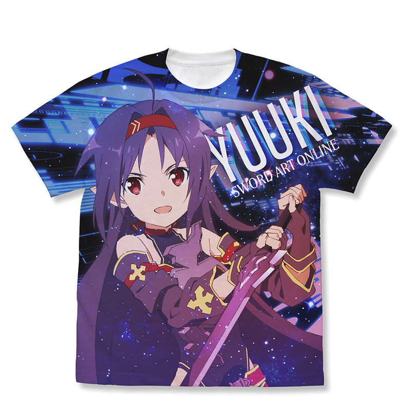 Sword Art Online - Yuuki Full Graphic T-shirt Absolute Sword Ver. (White | Size S) image 1