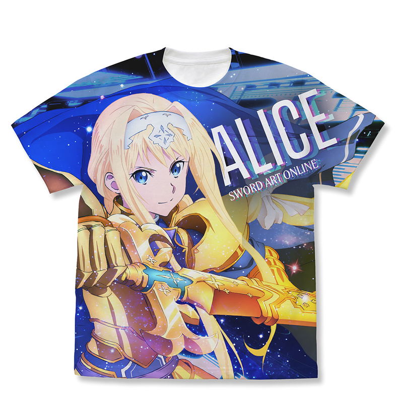 Sword Art Online - Alice Synthesis Thirty Full Graphic T-shirt The Osmanthus Knight Ver. (White | Size M) image 1