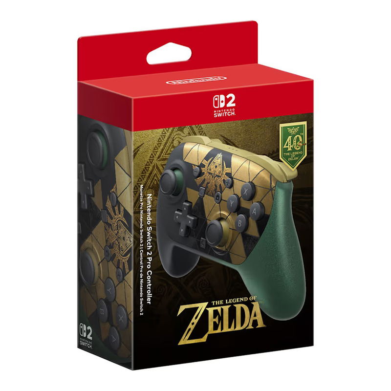 Nintendo Switch 2 Pro Controller (The Legend of Zelda 40th Anniversary Edition) image 1