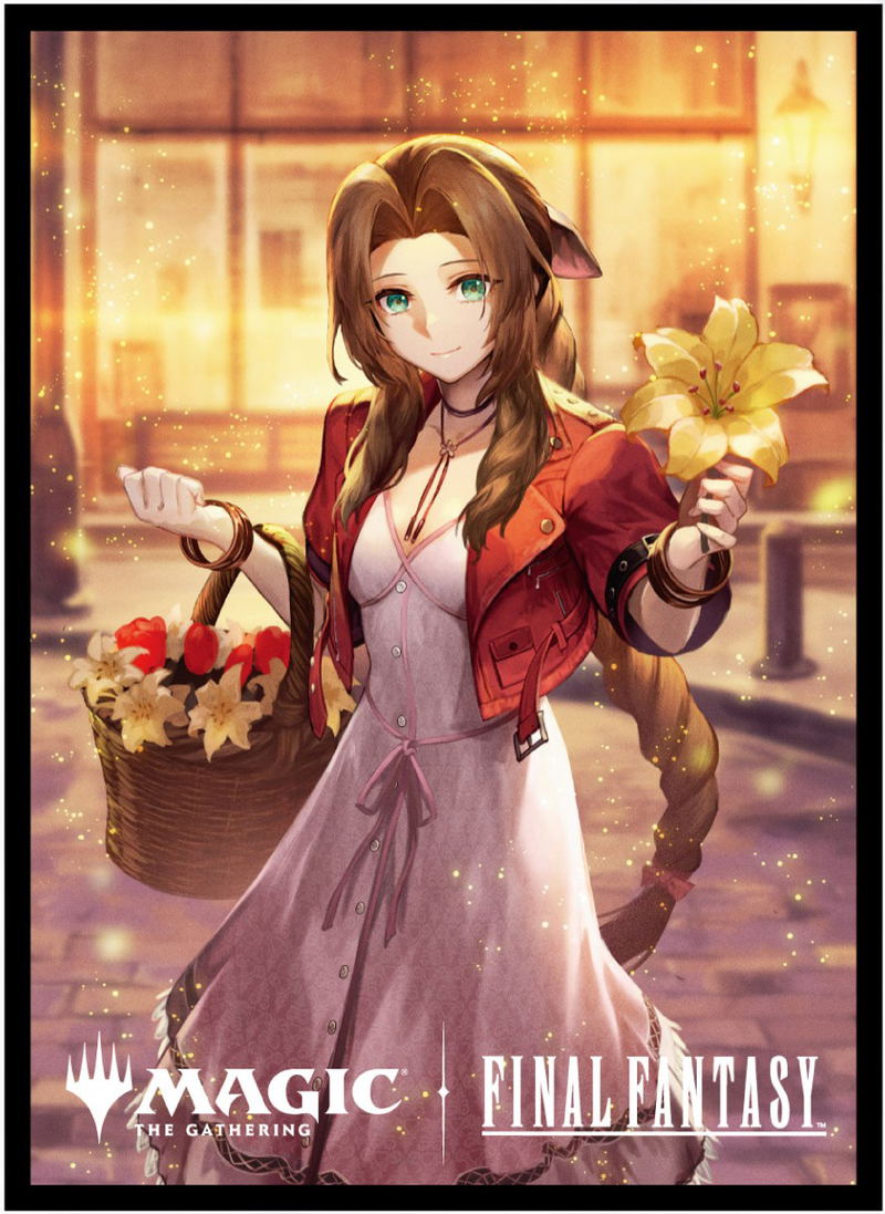Magic: The Gathering - Final Fantasy Players Card Sleeve MFS-80 Aerith Gainsborough image 1