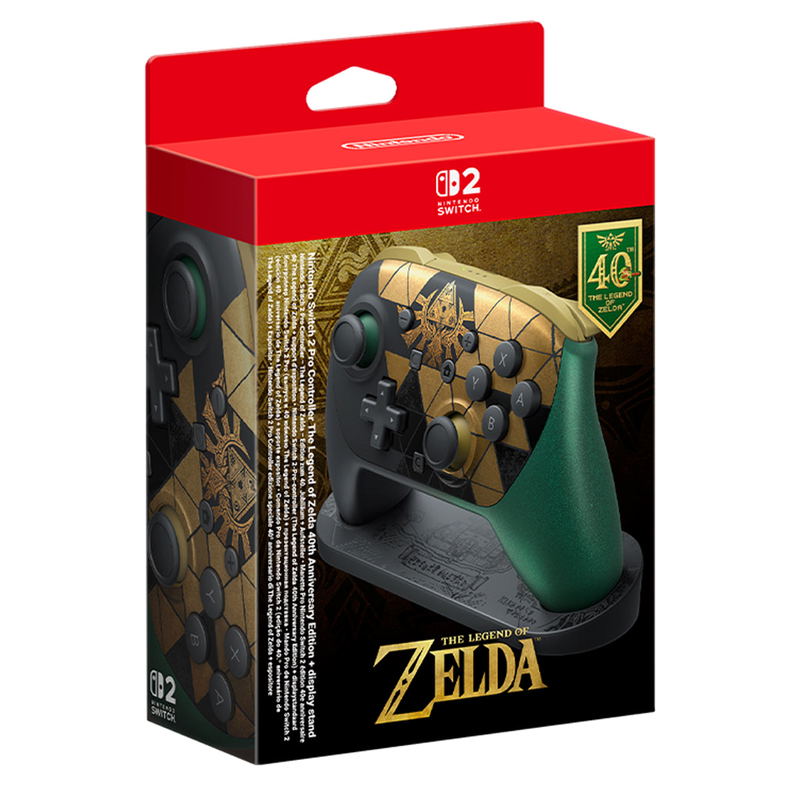 Nintendo Switch 2 Pro Controller (The Legend of Zelda 40th Anniversary Edition) image 1