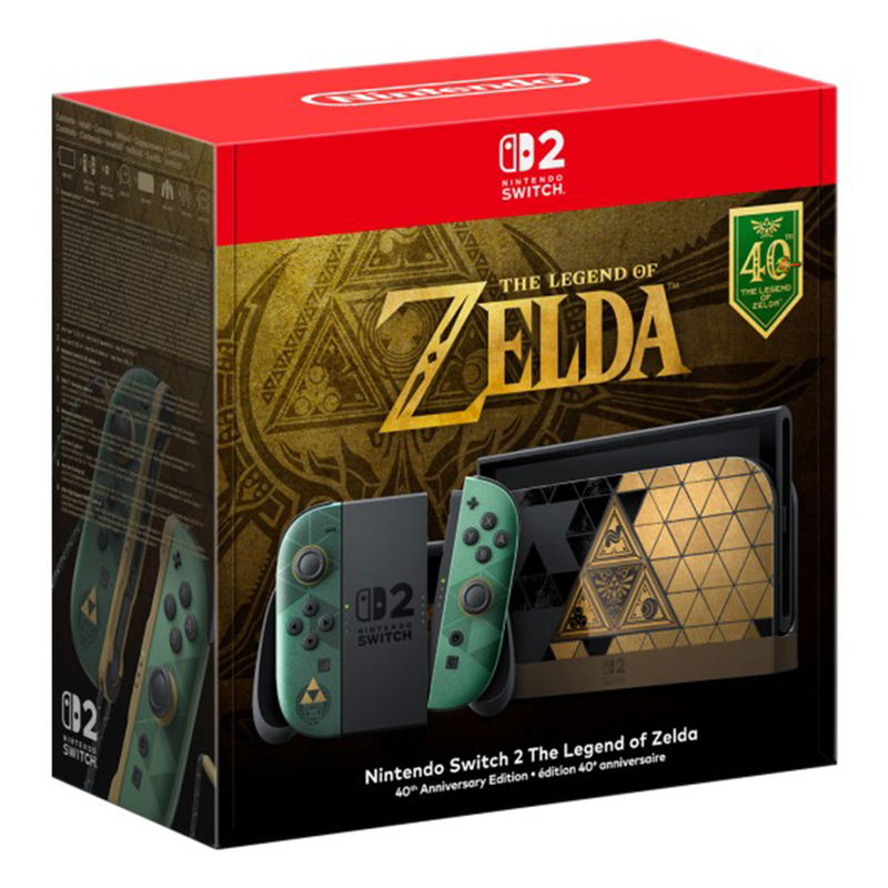 Nintendo Switch 2 (The Legend of Zelda 40th Anniversary Edition) image 1
