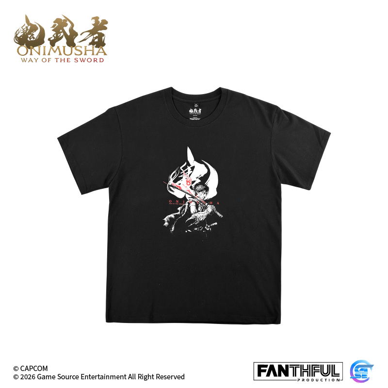 Onimusha Way Of The Sword T-shirt (Black | Size XXXL)