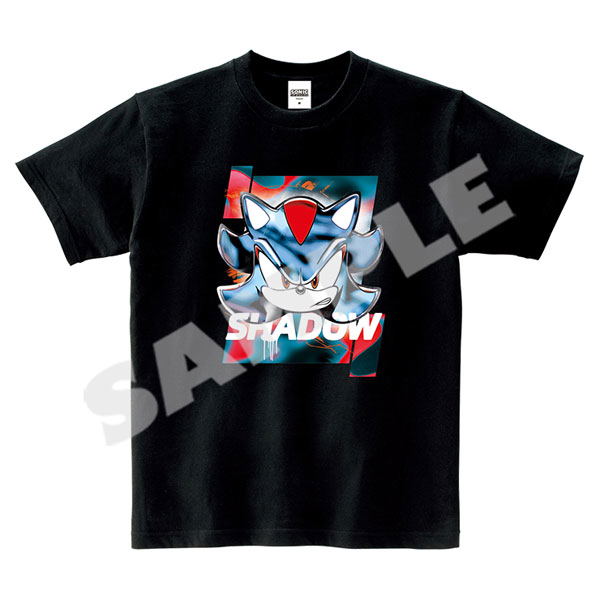 Sonic The Hedgehog Sprays And Fades T-shirt Shadow (Size XL) image 1