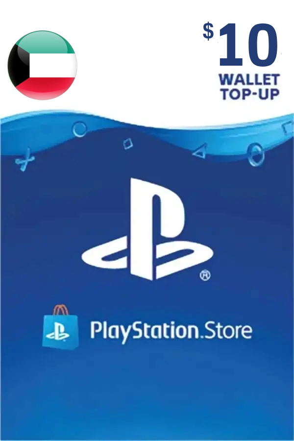 PSN Card 10 USD | Playstation Network Kuwait <span class="ext ext_digital">digital</span> image 1