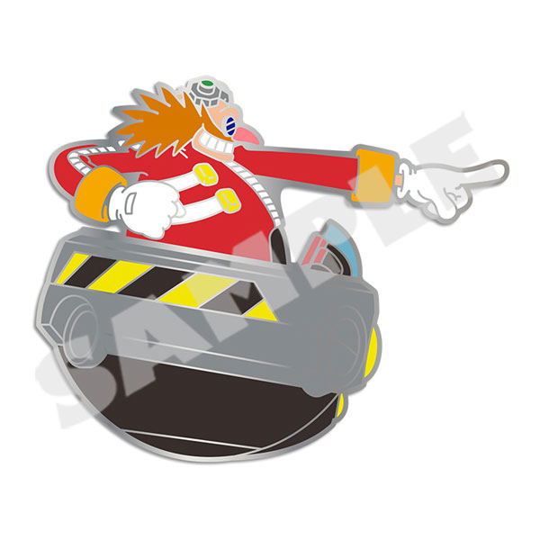 Sonic The Hedgehog Basic Series Pin Badge 06 Dr. Eggman image 1