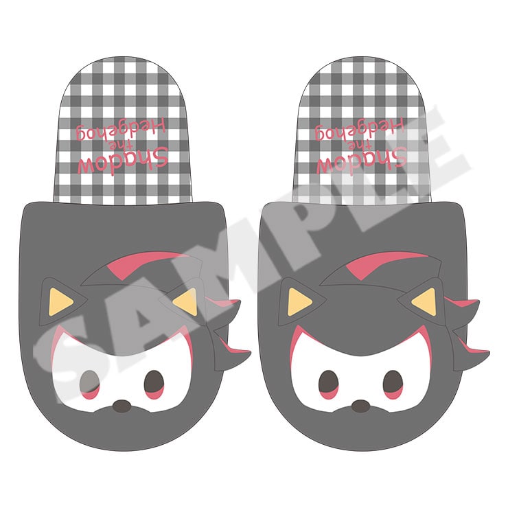 Sonic The Hedgehog Sonic Home Series Room Slippers Shadow image 1