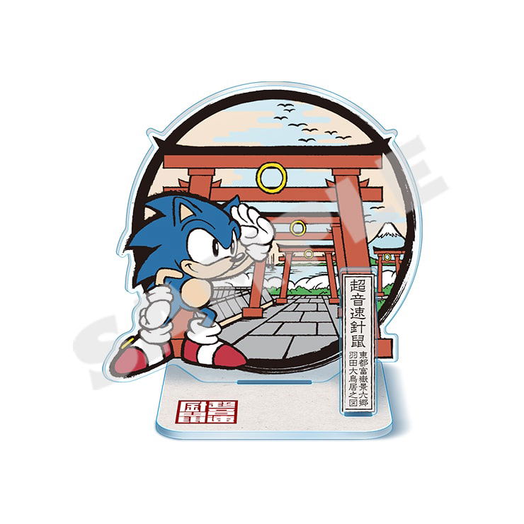 Wa-Sonic Mini Acrylic Diorama Grand Torii Gate In Haneda image 1