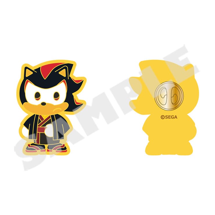 Sonic & Friends JPese Style Series Winter Outing Pin Badge Shadow image 1