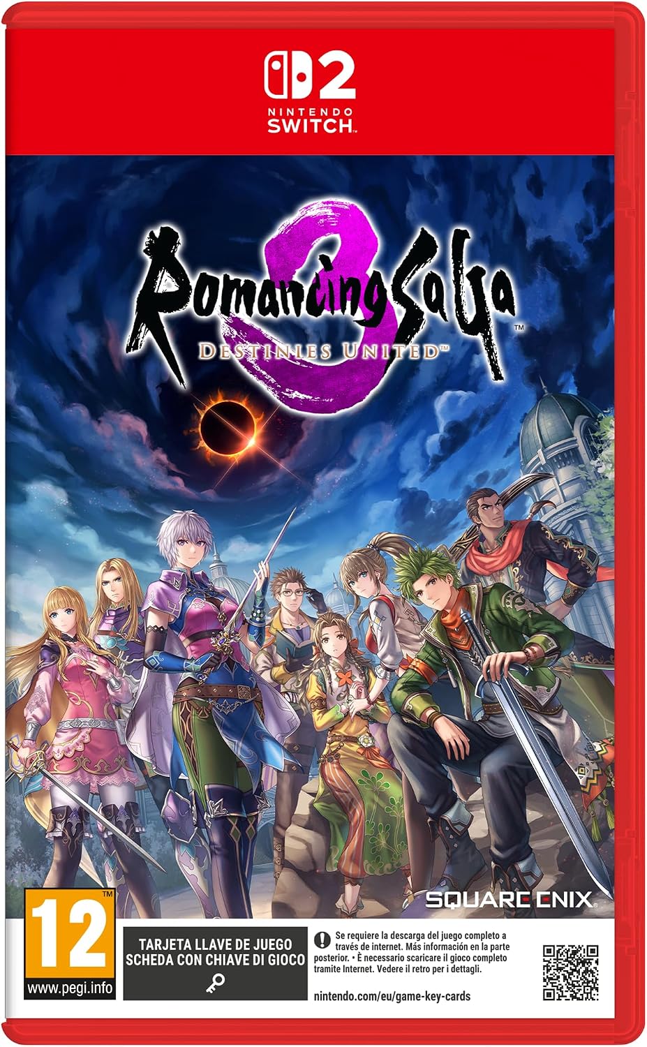 Romancing SaGa 3: Destinies United Game Key Cart for Nintendo Switch 2