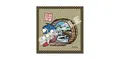Sonic In Ukiyo-e Great Bridge Tatami Coaster thumbnail 1