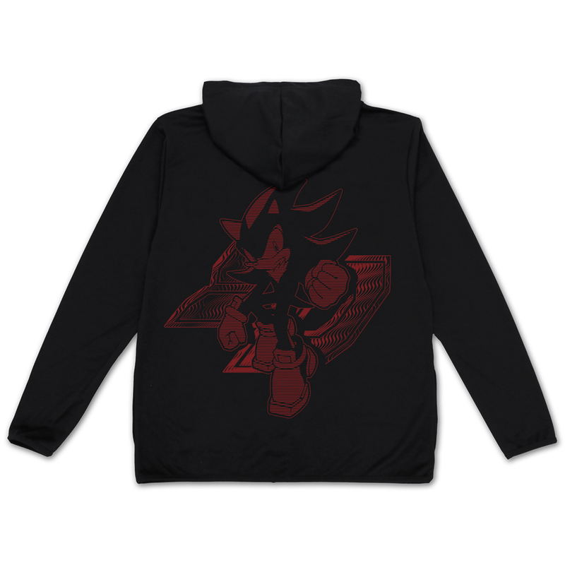 Sonic The Hedgehog - Shadow Thin Dry Hoodie (Black | Size L) image 1