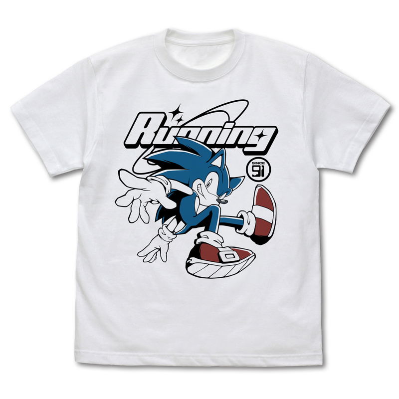 Sonic The Hedgehog - Sonic Speedster T-shirt (White | Size M) image 1