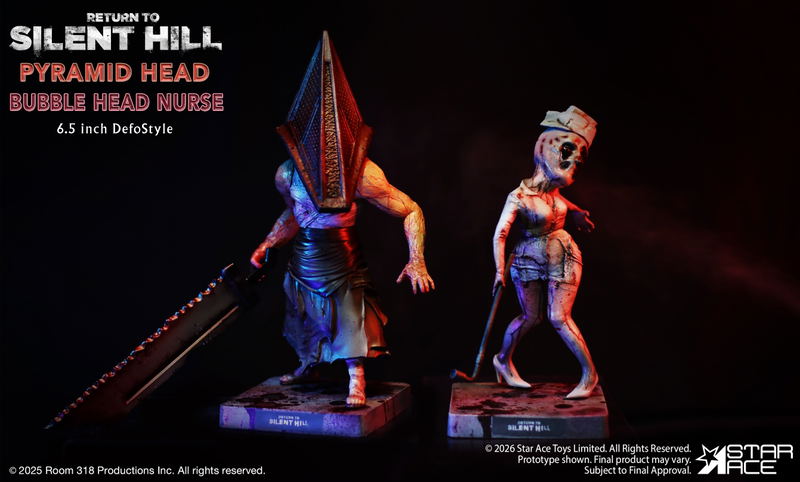 Return to Silent Hill DefoStyle Figure: Pyramid Head + Bubble Head Nurse Twin Pack image 1