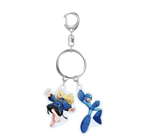 Pragmata x Mega Man: Dual Override Acrylic Keychain image 1