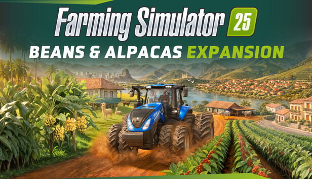 Farming Simulator 25: Beans & Alpacas Expansion (DLC) <span class="ext" style="background-color: #B0000F; color: #FFFFFF;">DLC</span> <span class="ext" style="background-color: #2a475e; color: #FFFFFF;">STEAM</span> <span class="ext ext_digital">digital</span> image 1