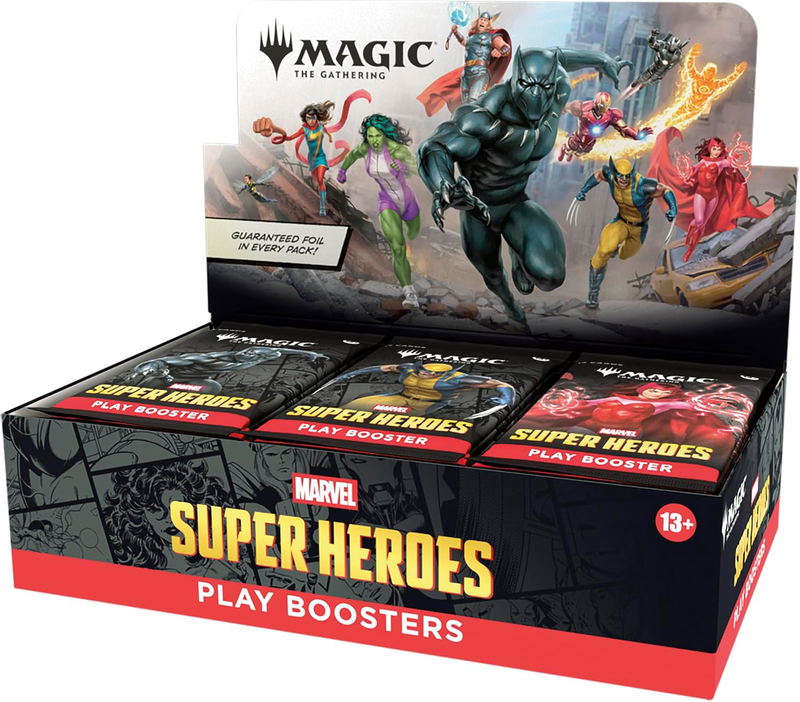 Magic: The Gathering - Marvel Super Heroes Play Booster (English Ver.) (Set of 30 Packs) image 1