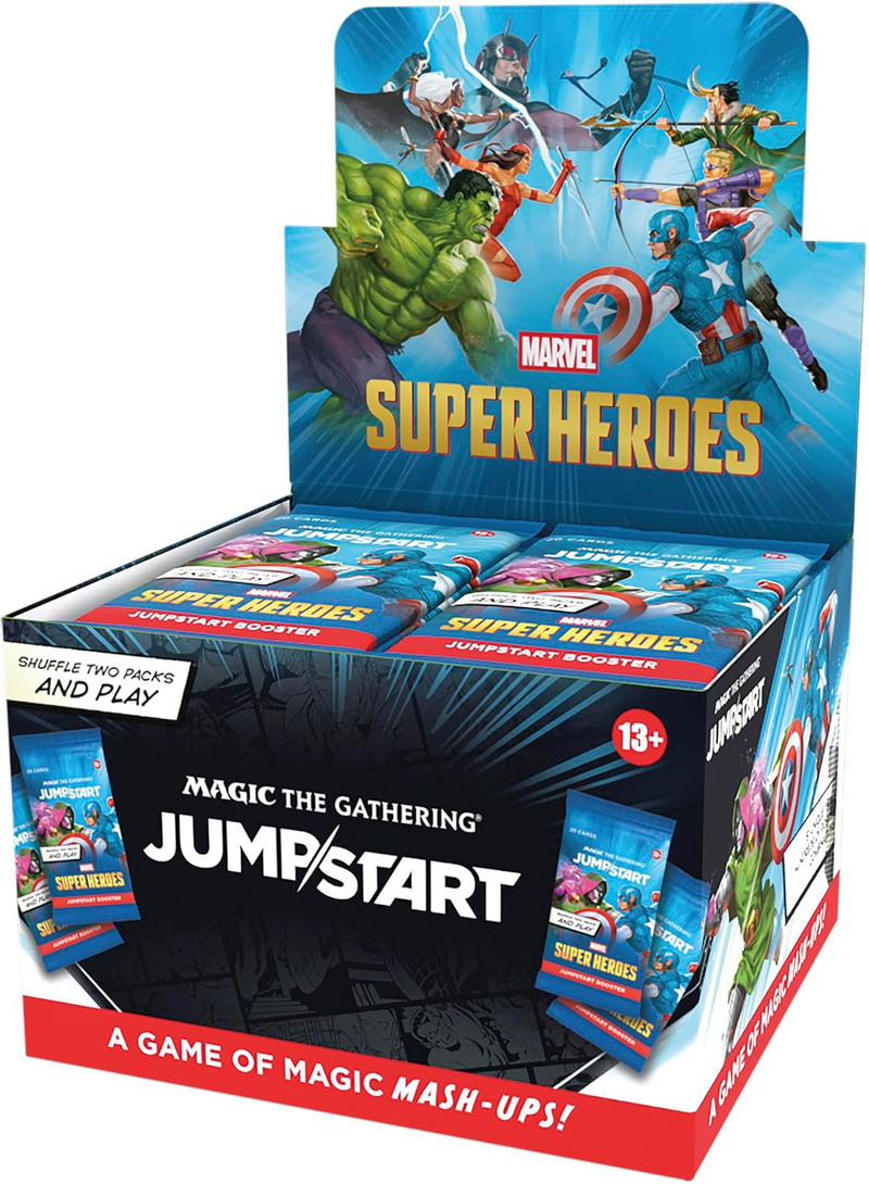 Magic: The Gathering - Marvel Super Heroes Jumpstart Booster (English Ver.) (Set of 24 Packs) image 1