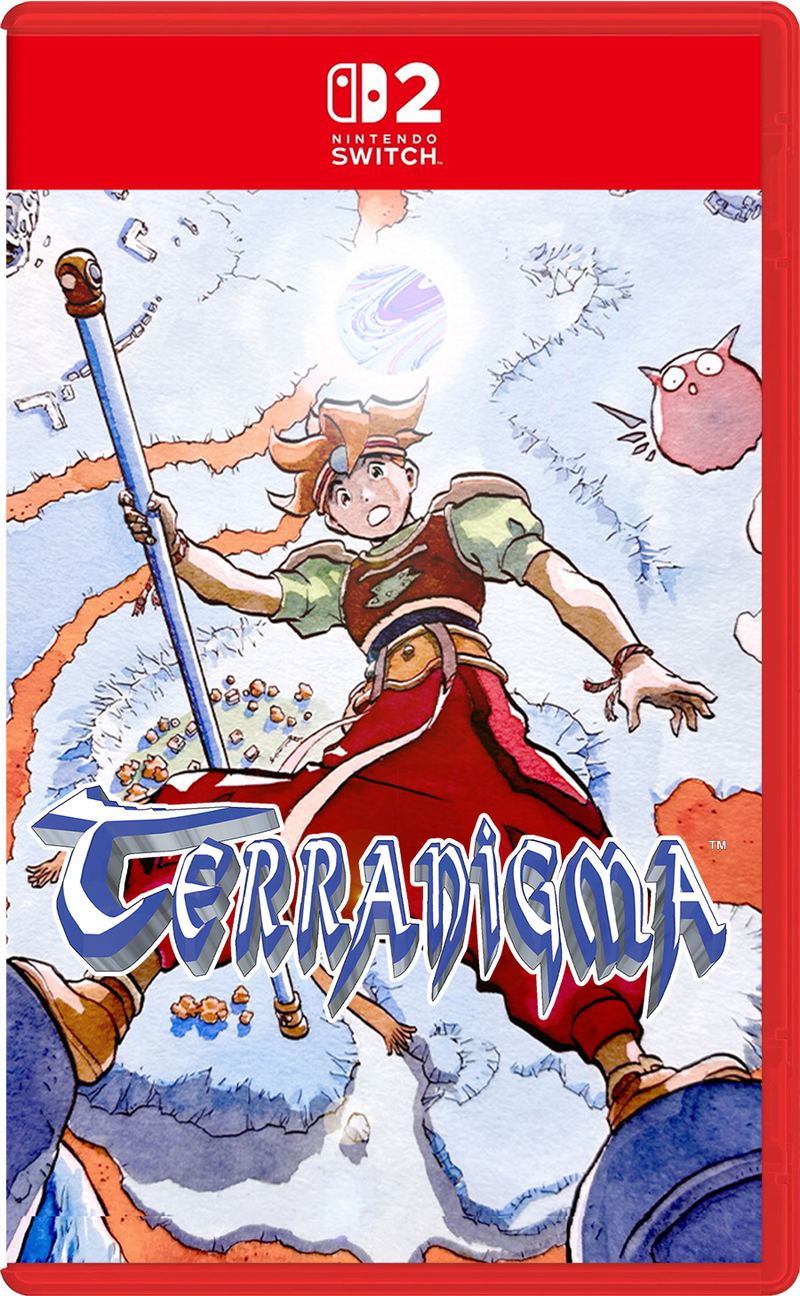 Terranigma <span class="ext" style="background-color: #00e206; color: #FFFFFF;">Game Cart</span> image 1
