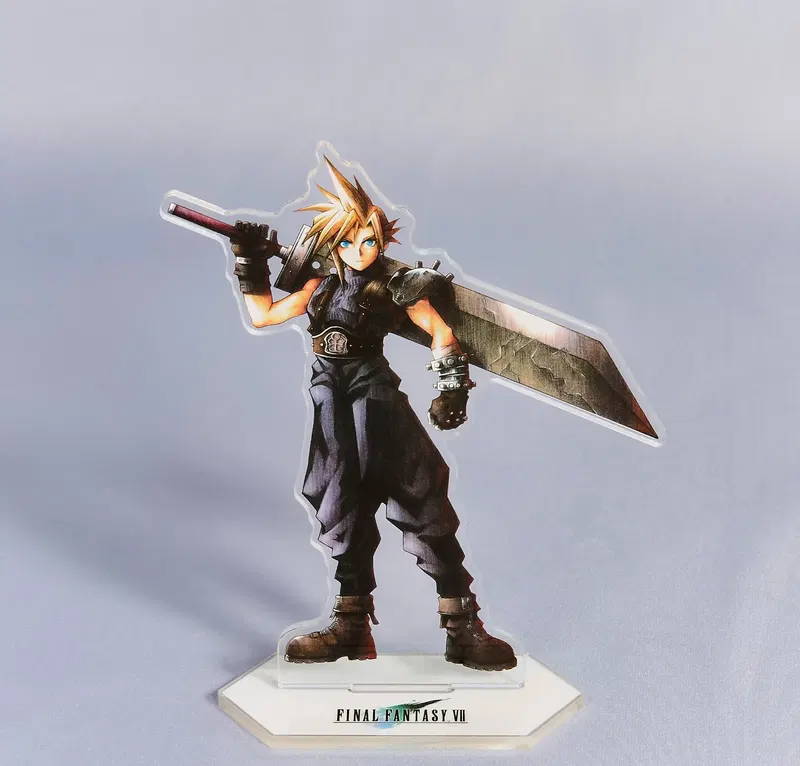 Final Fantasy VII Character Acrylic Stand Cloud Strife image 1