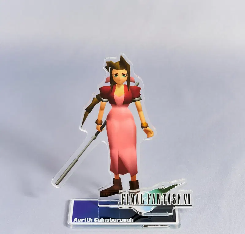 Final Fantasy VII Polygon Character Acrylic Stand Aerith Gainsborough image 1