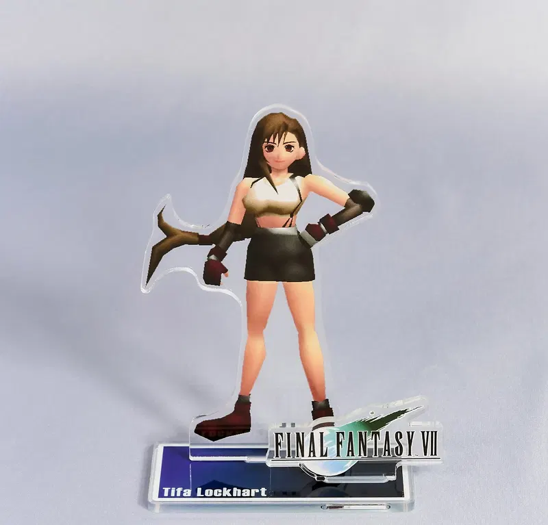 Final Fantasy VII Polygon Character Acrylic Stand Tifa Lockhart image 1