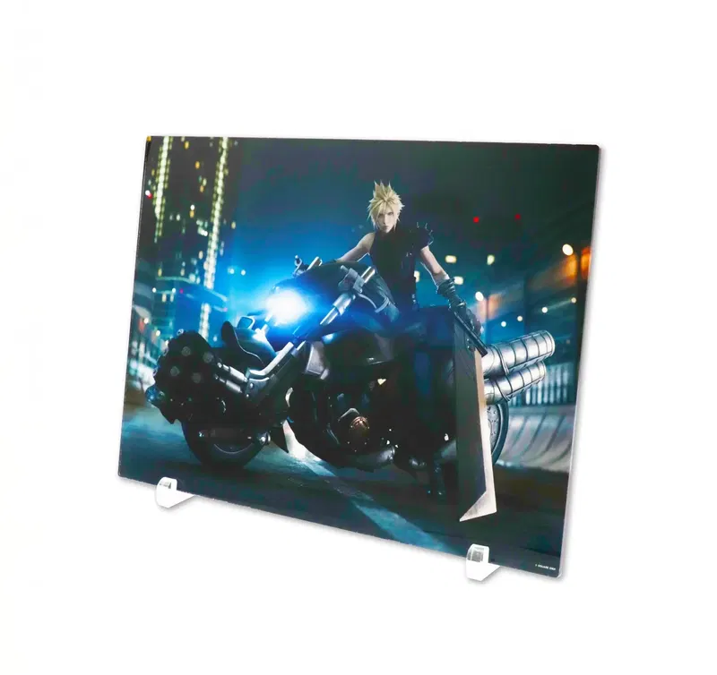 Final Fantasy VII Remake Acrylic Panel Cloud Strife & Hardy Daytona image 1