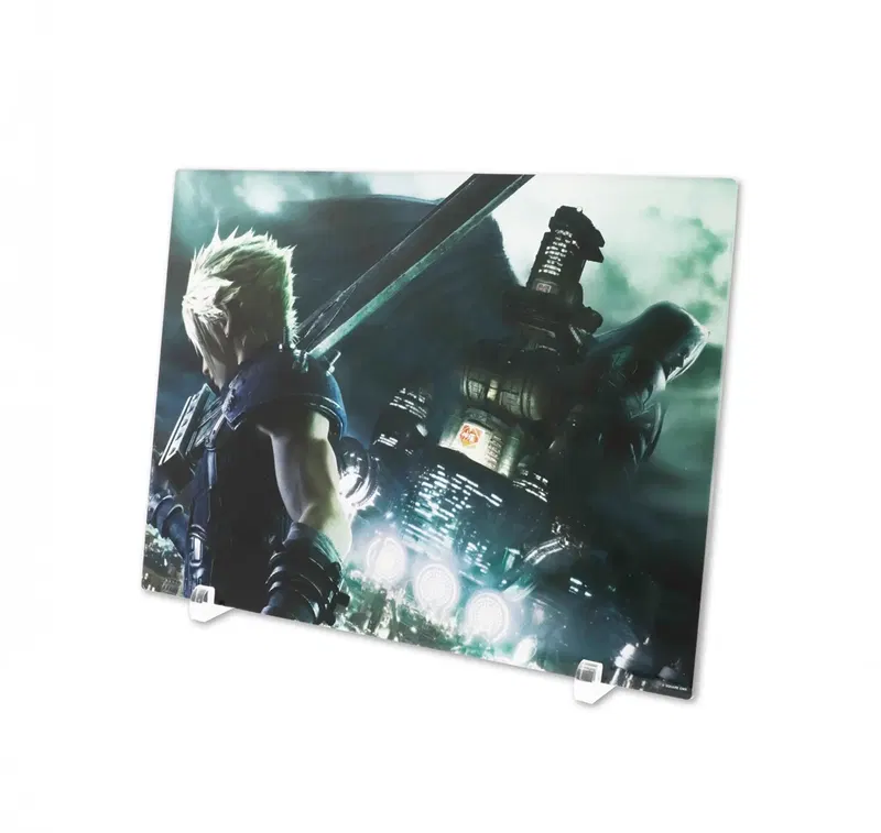 Final Fantasy VII Remake Acrylic Panel Cloud Strife & Sephiroth image 1