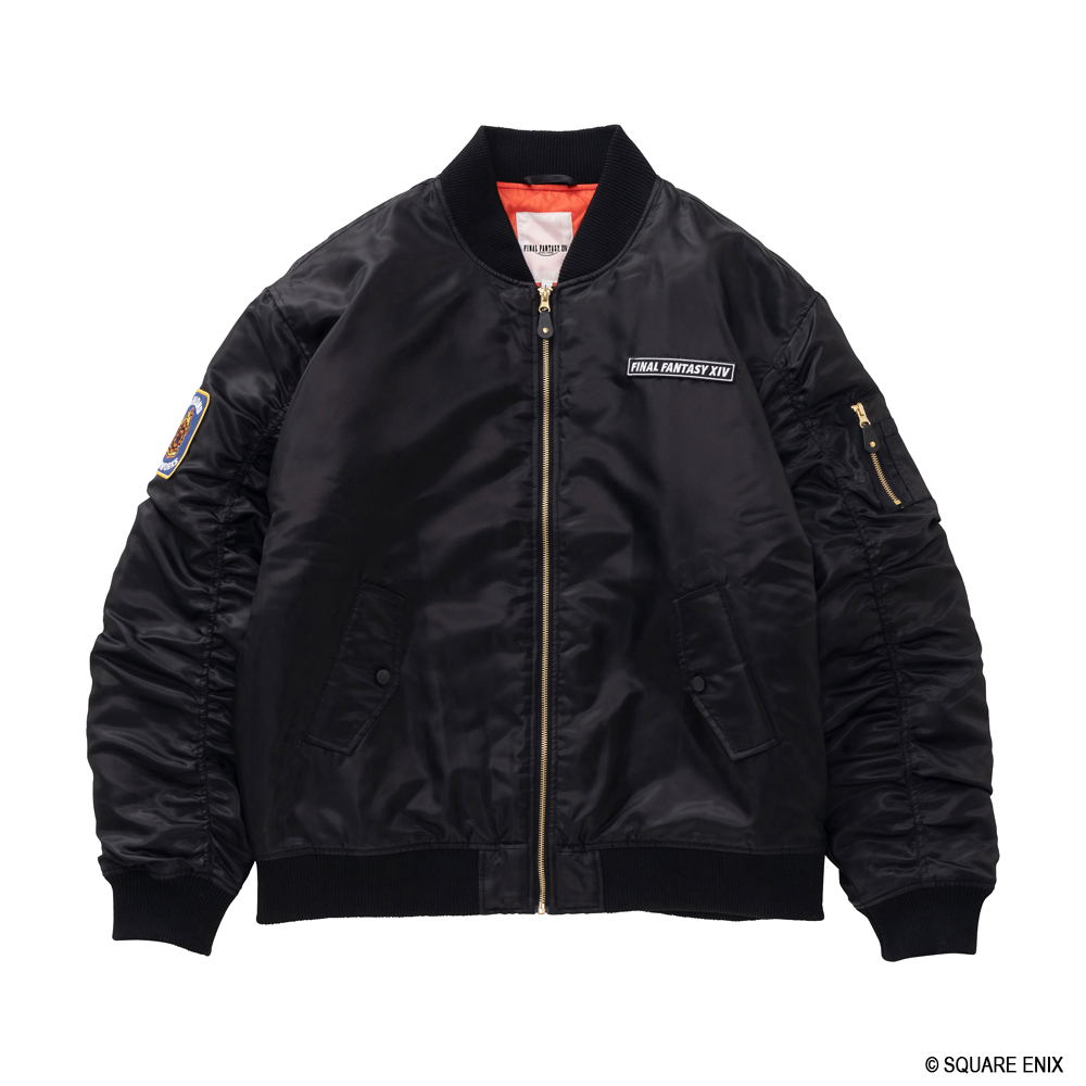 【FF14】ファイナルファンタジーXIV　刺繍ジャンパー Final Fantasy XIV Bomber Jacket Alpha Squadron (Size L)
