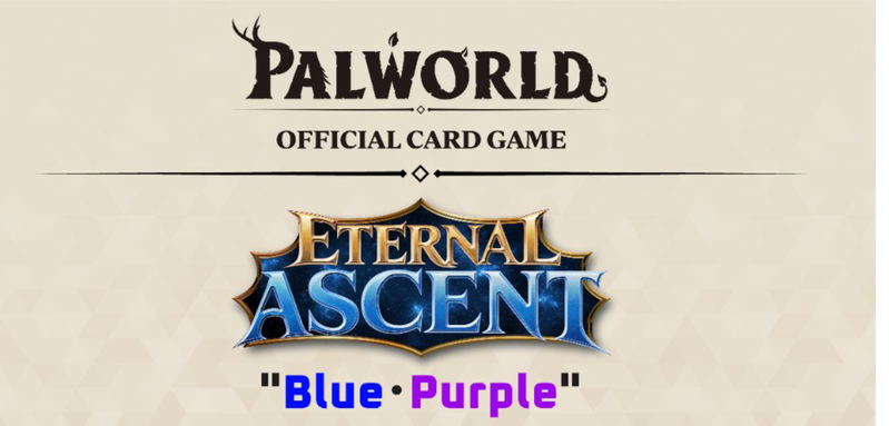 Palworld Official Card Game Trial Deck Eternal Ascent (Blue & Purple) image 1