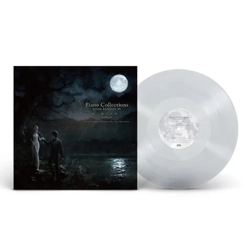 Piano Collections Final Fantasy: Moonlit Melodies Vinyl LP (Clear Vinyl) image 1