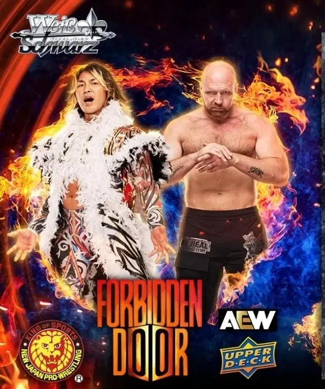 Weiss Schwarz Booster Pack New Japan Pro-Wrestling x AEW: Forbidden Door (Set of 10 Packs) image 1