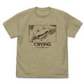 Frieren: Beyond Journey's End - Frieren Crying Face T-shirt (Sand Khaki | Size L) thumbnail 1