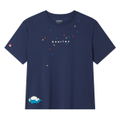 Giordano Women's Pokemon Collection Short-Sleeve Sorona Print T-shirt Snorlax (Mood Indigo | Size S) thumbnail 1