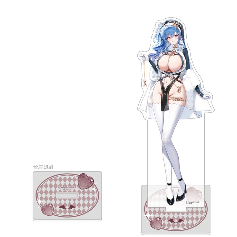 Azur Lane Original Illustration Extra Large Acrylic Stand St. Louis / Succubus Sister image 1