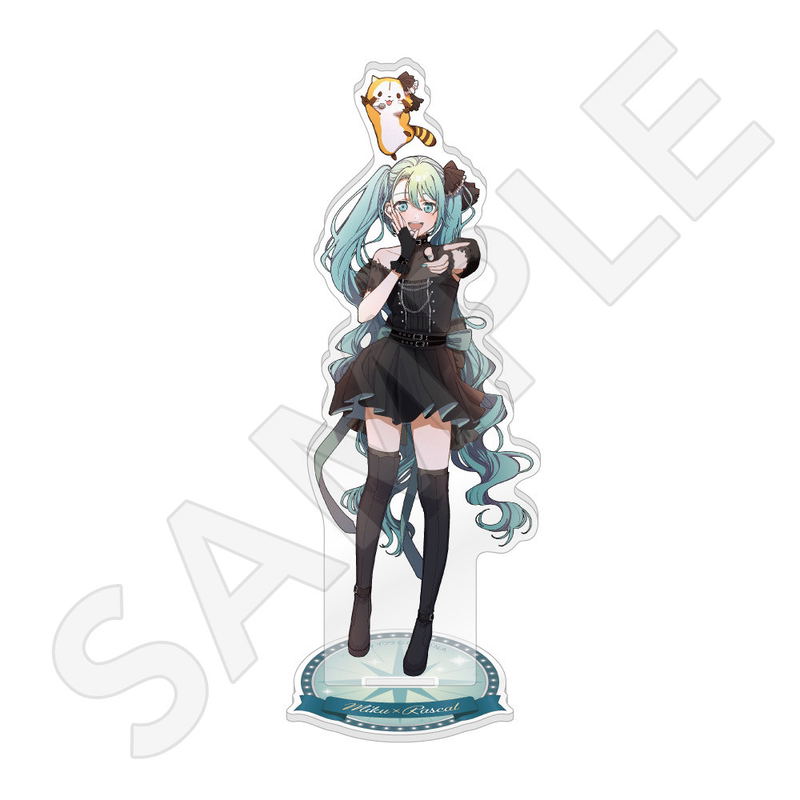 Hatsune Miku x Rascal The Raccoon 2026 Acrylic Stand Hatsune Miku image 1