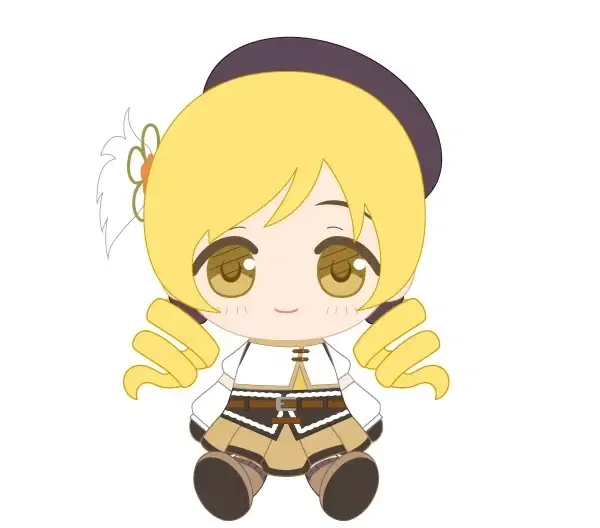 Puella Magi Madoka Magica The Movie -Walpurgisnacht: Rising-  Chibi Plush Tomoe Mami image 1