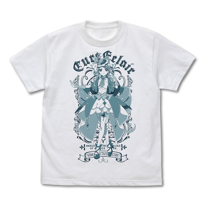 Star Detective Precure! - Cure Eclair T-shirt (White | Size L) image 1