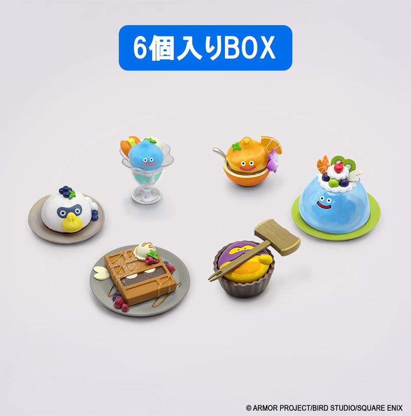 Dragon Quest Miniature Sweets Figure Collection Slime Cafe (Set of 6 Pieces) image 1