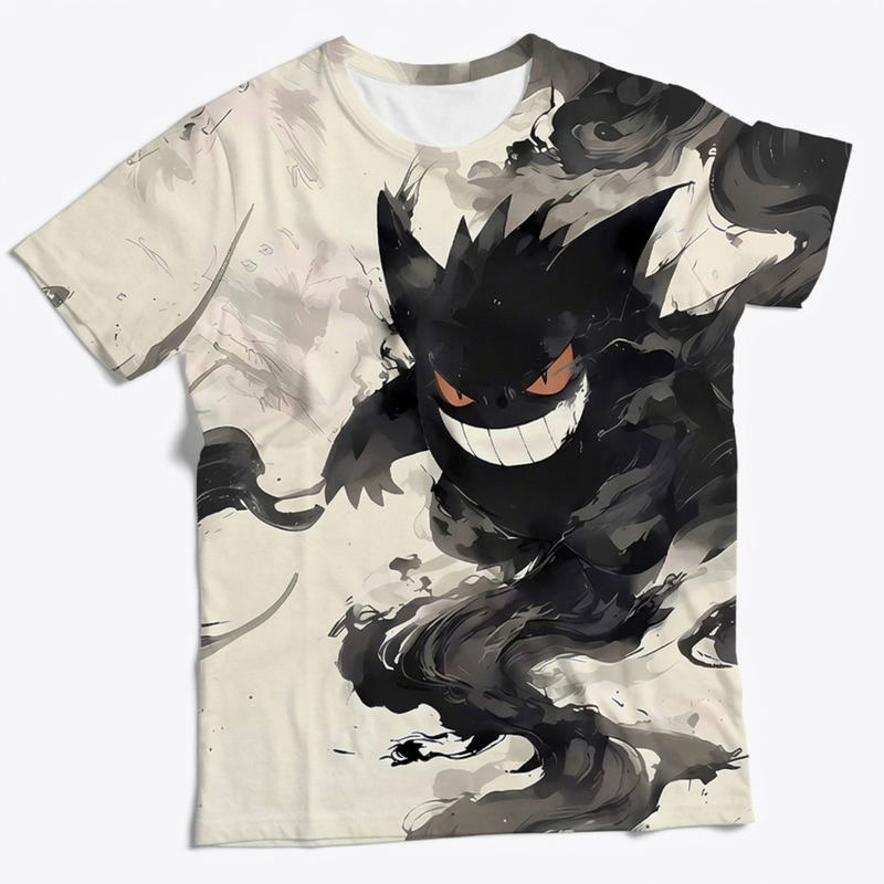 Solike x Pokemon Gengar T-shirt A (Size S) image 1