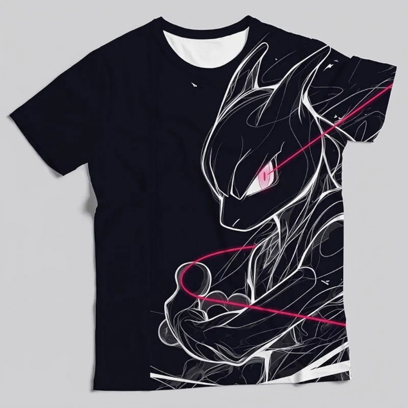 Solike x Pokemon Mewtwo T-shirt A (Size XL) image 1