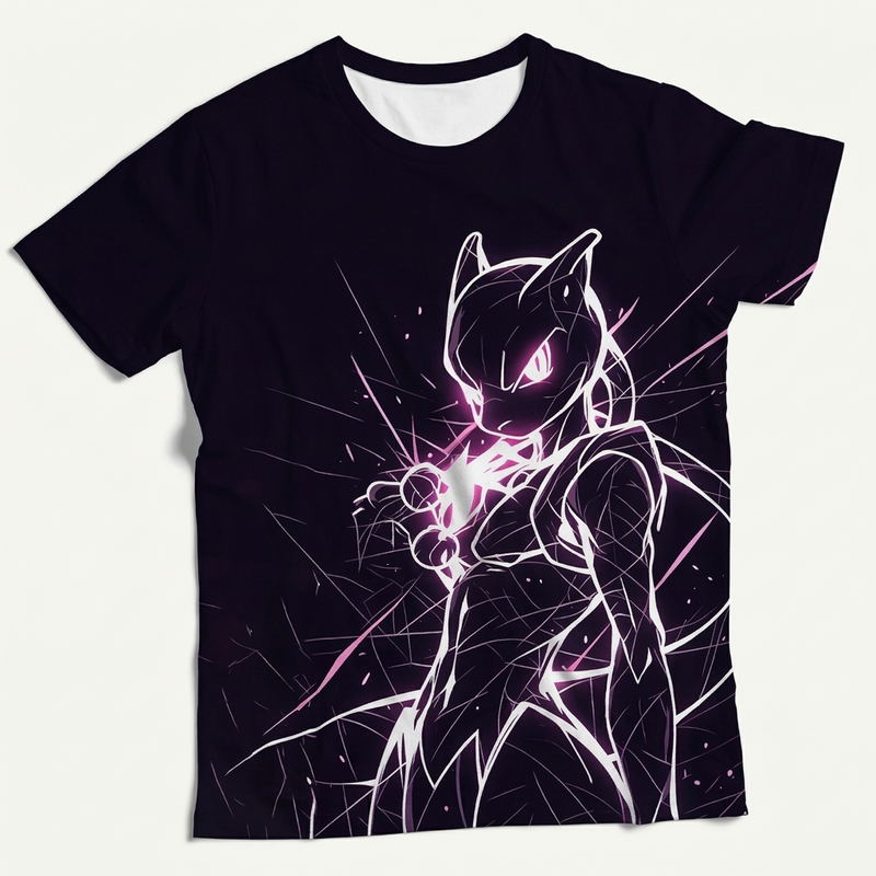 Solike x Pokemon Mewtwo T-shirt B (Size XXL) image 1