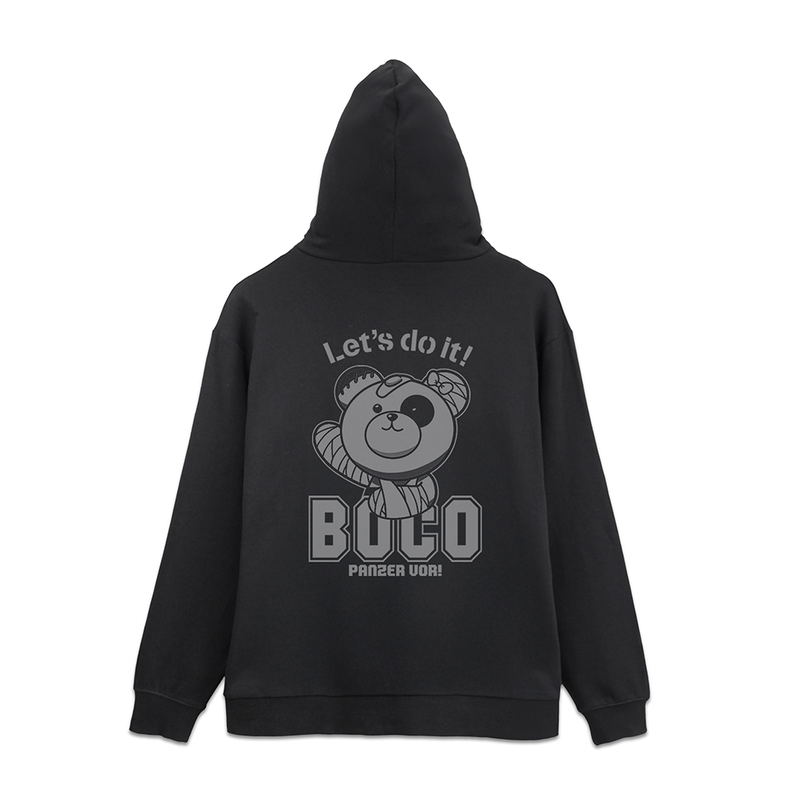 Girls Und Panzer Das Finale - Boko Zip Hoodie (Black | Size XL) image 1