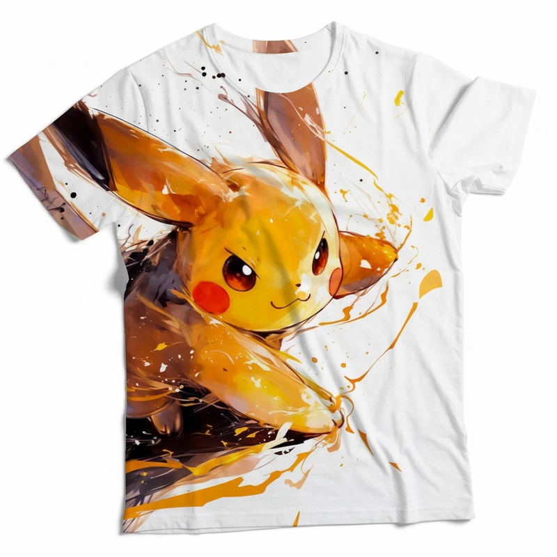 Solike x Pokemon Pikachu T-shirt B (Size XXXL) image 1