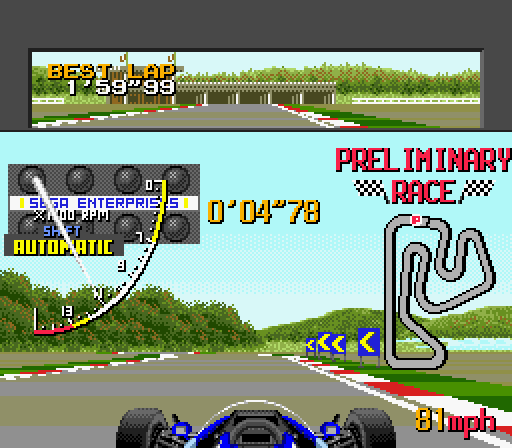Ayrton Senna's Super Monaco GP II para Sega Mega Drive / Sega Genesis